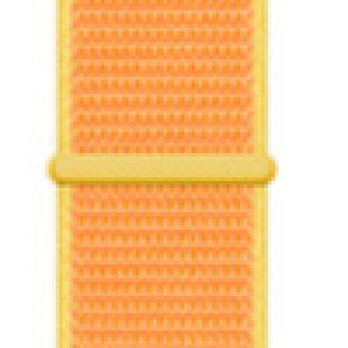 Applicable  Apple Watch Iwatch10 Gnration 98se Nouveau Bracelet En Nylon Velcro Tiss Sport Couleur-Jaune Canari 40# Jaune Clair - 38/40/41 Mm