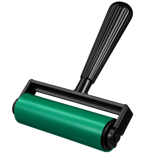 Applicateur De Rouleau En Caoutchouc Brayer,Brosse En Caoutchouc,Rouleau De Dalle Pour L'artisanat,Encre Ht Faisant Des Nuits,Estampage,Impression,Application De Colle,10cm - Type Green