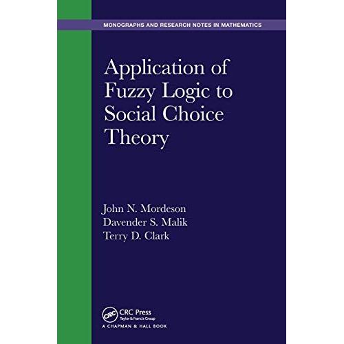 Application Of Fuzzy Logic To Social Choice Theory    Format Broch 