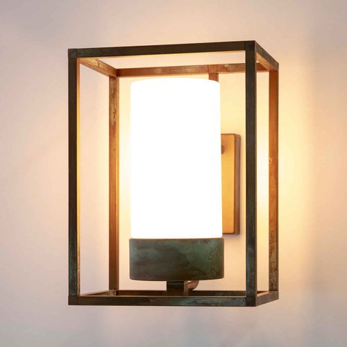 Applique D'ext. Cubic 3363 Laiton Ancien/Opale