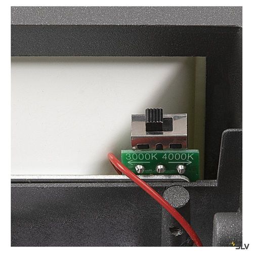 Applique Ext?Rieure Slv Sitra Cube Up/Down Anthracite Avec Led Int?Gr?E - Taille M - 20 Cm