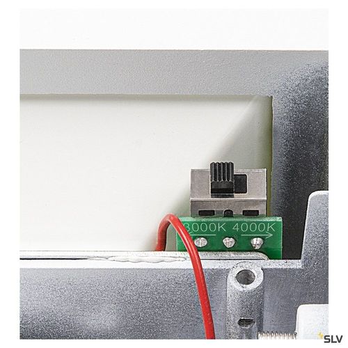 Applique Ext?Rieure Slv Sitra Cube Up/Down Blanc Avec Led Int?Gr?E - Taille M - 20 Cm