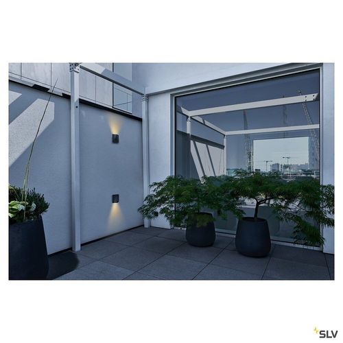 Applique Ext?Rieure Slv Vilua, Anthracite, Avec Led Int?Gr?E, 8,3w, 3000k, Ip54 - Taille S