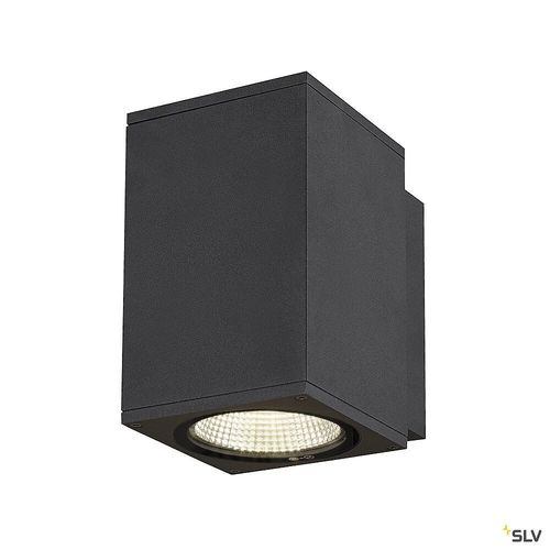 Applique Ext?Rieure Square, Carr?, Anthracite Avec Led Int?Gr?E, 35w, 3000k/4000k, Ip65 - Taille M