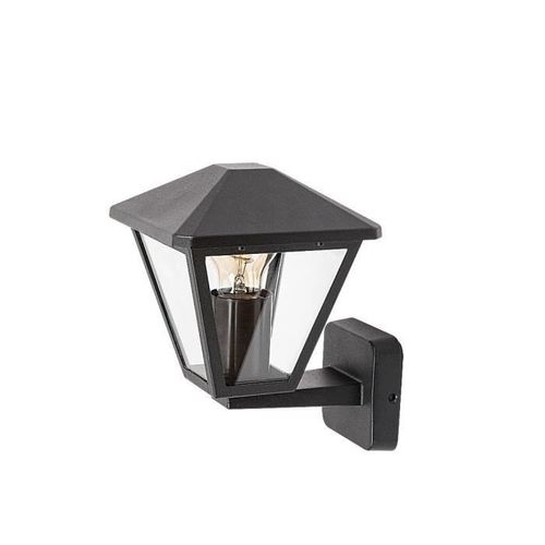 Applique Extrieur En Aluminium Avec Abat-Jour En Verre Sans Source Lumineuse Rabalux Paravento E27 1xmax 40w 16x22cm L19,5cm Ip44