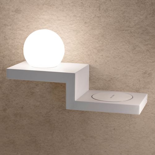 Applique Led Zanzibar, En Forme De Gradin, Blanche