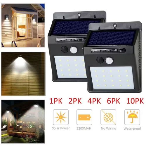 Applique Murale  20 Led Avec Capteur De Charge, Impermable,  Induction, Corps Humain, Luminaire D'Extrieur, Idal Pour Un Jardin, Livraison Rapide -Ouragan X