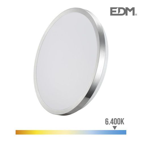 Appliquer Surface Led 12w 800 Lumens 6400k Cadre Chrom