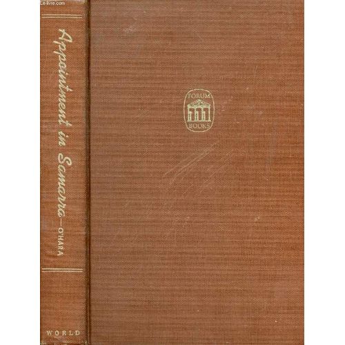 Appointment In Samarra   de O'HARA JOHN  Format Reli 