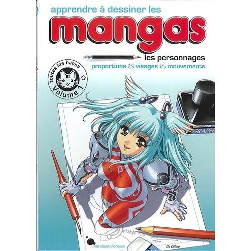 Apprendre  Dessiner Les Mangas - Volume 1, Les Personnages   de Hayashi Hikaru  Format Beau livre 