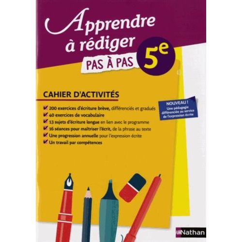 Apprendre  Rdiger Pas  Pas 5e - Cahier D'activits    Format Broch 