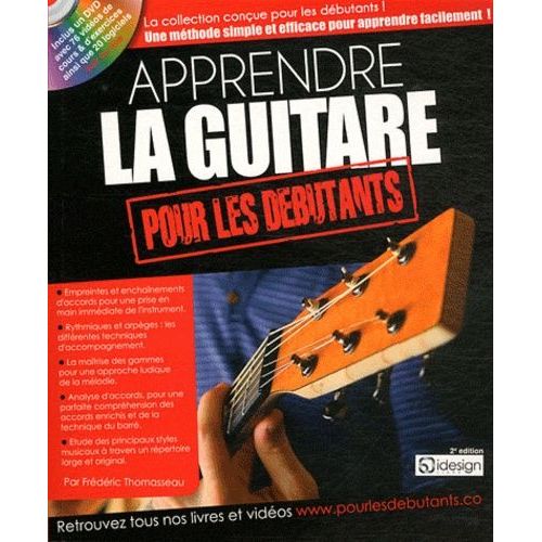 Apprendre La Guitare Pour Les Dbutants - (1 Dvd)   de Thomasseau Frdric  Format Broch 