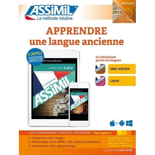 Apprendre Une Langue Ancienne - Grec Ancien, Latin Dbutants    Format Grand Format 