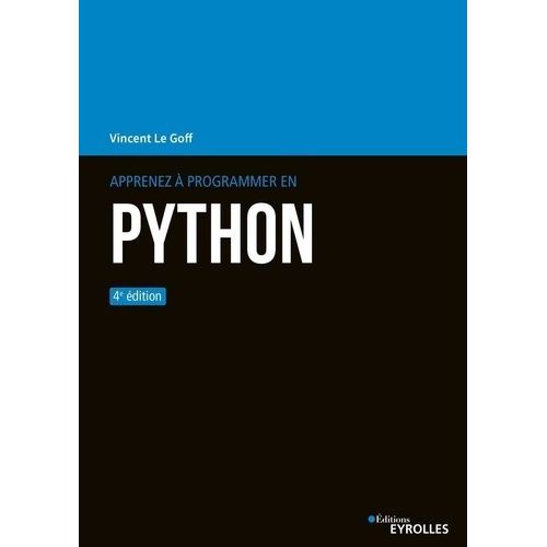 Apprenez  Programmer En Python    Format Grand Format 