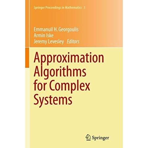 Approximation Algorithms For Complex Systems    Format Broch 