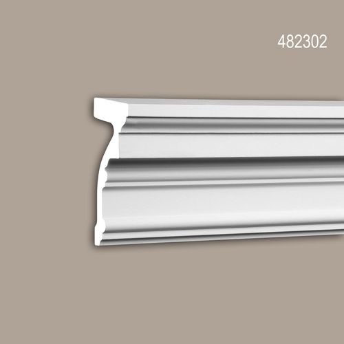 Appui De Fentre Profhome 482302 Moulure Exterieure Encadrement De Fentre lment De Faade Design Intemporel Classique Blanc 2 M