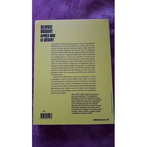 Aprs Moi Le Dsert    Format Beau livre 