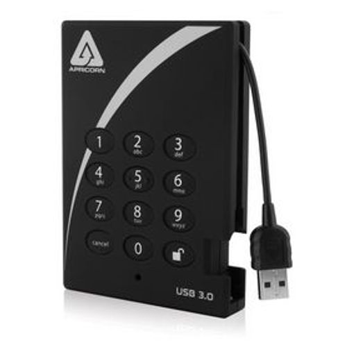 Apricorn Aegis Padlock Fortress 1tb Disque Dur Externe 1 To Noir