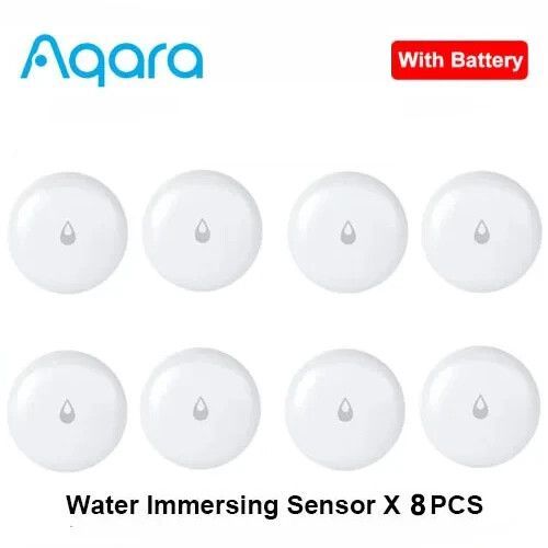 Aqara-Capteur D'immersion Dans L'eau Ip67,Zigbee,Dtecteur De Fuite D'eau D'inondation,Alarme Intelligente,Capteur - 8x Water Sensor