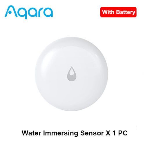 Aqara-Capteur D'immersion Dans L'eau Ip67,Zigbee,Dtecteur De Fuite D'eau D'inondation,Alarme Intelligente,Capteur De Trempage De Scurit Pour Xiaomi Home Kit - Type 1x Water Sensor