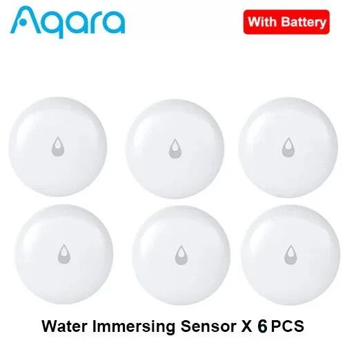 Aqara-Capteur D'immersion Dans L'eau Ip67,Zigbee,Dtecteur De Fuite D'eau D'inondation,Alarme Intelligente,Capteur De Trempage De Scurit Pour Xiaomi Home Kit - Type 6x Water Sensor