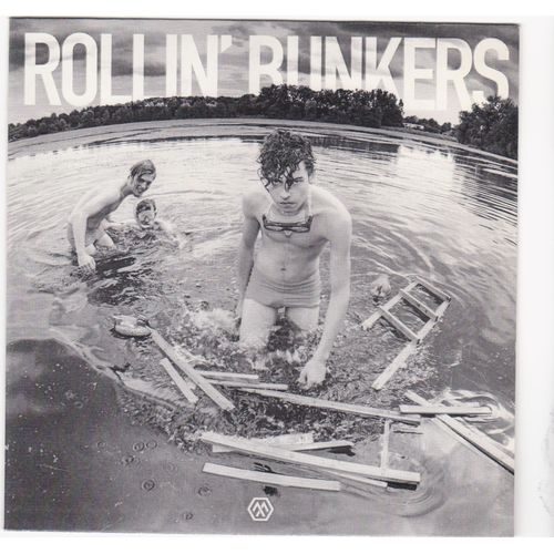 Aqualyse (Une Balle Pour Toi / Aiguilles)  Vinyle 45t Blanc Avec Ddicace Du Groupe - Rollin' Bunkers