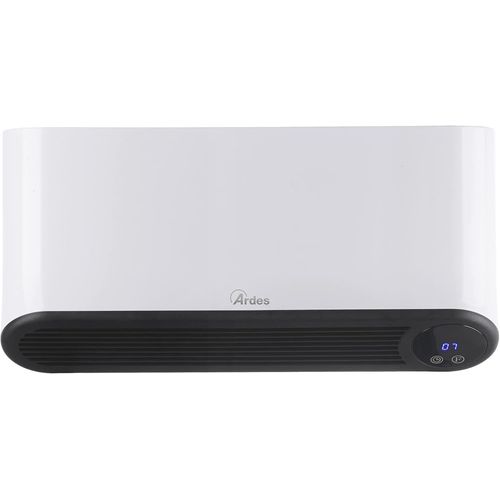 AR4W05P PARETO FLEX Ventilo-convecteur mural en cramique tanche  l'eau, Ventilo-convecteur de salle de bains programmable 12h, panneau Smart en cramique + Magic Display numrique  LED
