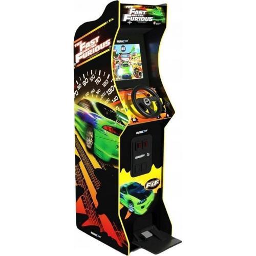 Arcade1up - The Fast & The Furious Deluxe Borne D'arcade - Avec 4 Jeux Inclus