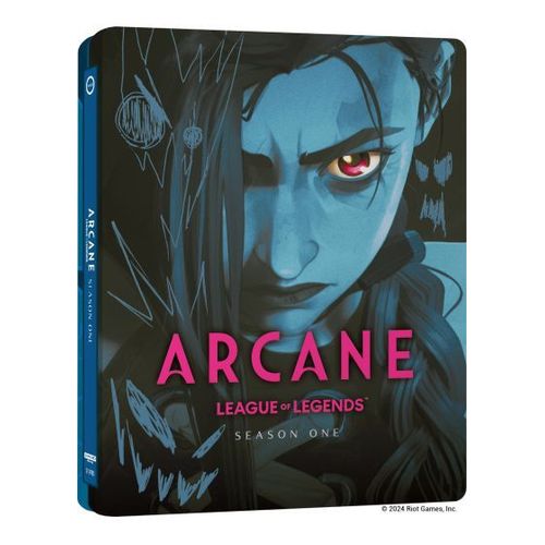 Arcane : League Of Legends - Saison 1 - Exclusivit Fnac - 4k Ultra Hd + Blu-Ray Bonus - dition Botier Steelbook de Pascal Charrue