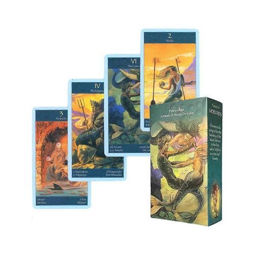 Archange Tarot Oracle Cards - Version Espagnole - Fate Spot It - Deck De Jeu De Socit Avec Witchcraft Fairy E-Guidebook