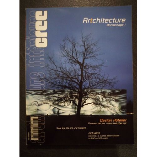 Architecture Interieure Cree N 306 Du 01/11/2002 - Artchitecture Accrochage 1 - Designe Hotelier