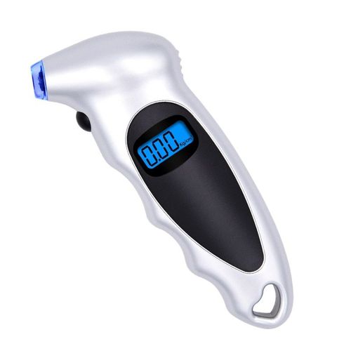 Argent - Moniteur Numrique De Manomtre D'opathie De Voiture, Rtroclairage, Haute Prcision, cran Lcd, Compteur De Pression D'air
