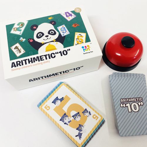 Arithmetic-Jeu De Socit Coule Parent-Enfant,Jeu De Cartes Numriques,Mathmatiques Plus Mthode,ducation Prcoce- Color[E557]