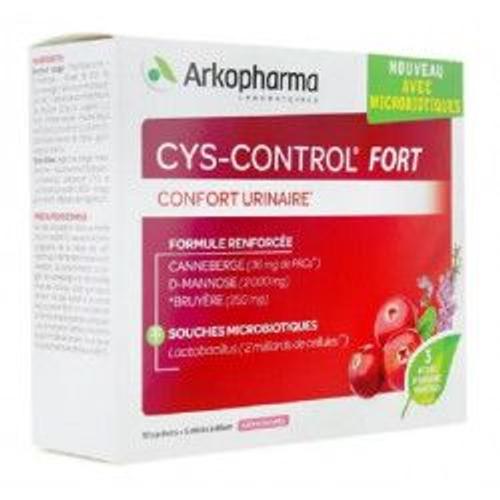 Arkopharma Cys-Control Fort 10 Sachets + 5 Sticks