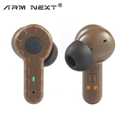 Arm Next-Bouchons D'oreille De Tir lectronique,Antibruit,Protection Auditive,Cache-Oreilles Pour La Chasse,Le Tir  La Pte,La Loi Poly - Type Coyote Brown