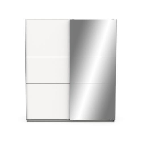 Armoire 2 Portes Coulissantes Et Miroir - L178,1 Cm