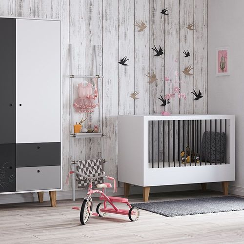 Armoire 2 Portes Vox Concept - Noir