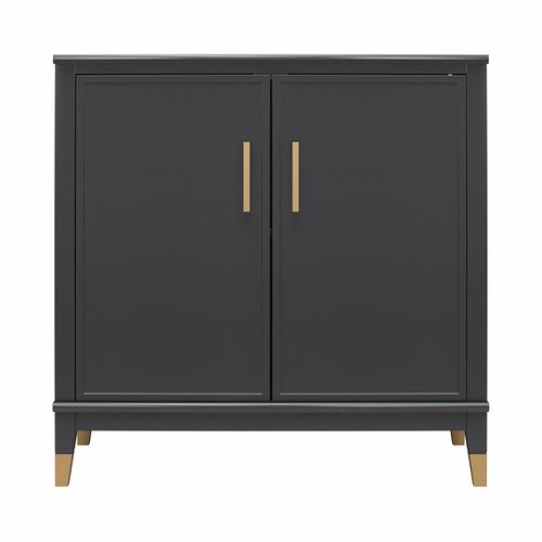 Armoire Avec 2 Portes En Effet Bois Noir