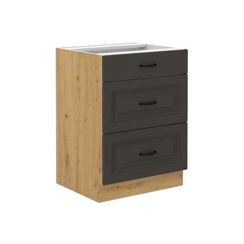 Armoire Modulaire Avec Tiroirs Retro Grey 108