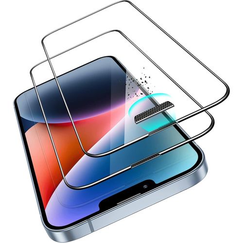 Armorite Screen Protector Compatible With Iphone 16e 2025/Iphone 14/Iphone 13/Iphone 13 Pro,Heavy Duty Tempered Glass,Convenient Alignment Frame (2-Pack)