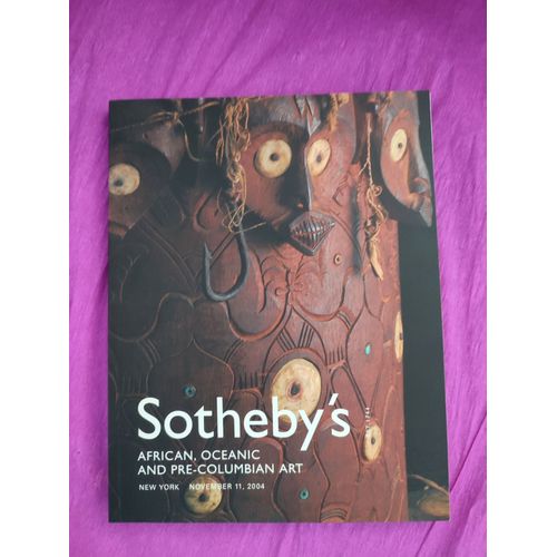 Art Africain, Ocanic And Pre-Columbian Art Sotheby?S 11 Novembre 2004   de Sotheby's 