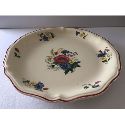 Art De La Table Retro Ancien Plat De Service Digoin Sarreguemines Modle Agreste