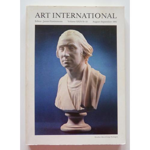 Art International Aout Septembre 1981 Art Moderne Avant Garde   de james fitzsimmons  Format Cartonn 