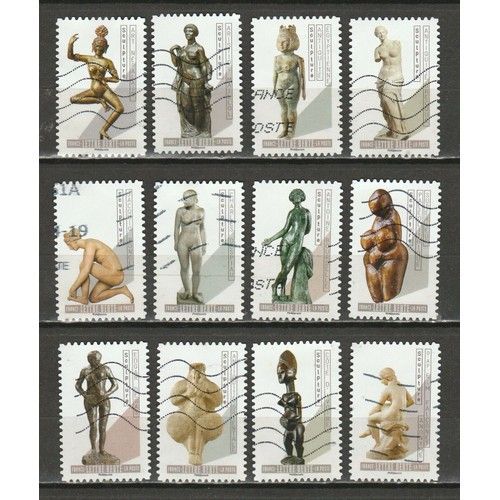 Art: Le Nu Dans L'art : Sculptures De Femmes Et Desses Srie Complte Anne 2019 Autoadhsifs N 1695 1696 1697 1698 1699 1700 1701 1702 1703 1704 1705 1706 Yvert Et Tellier