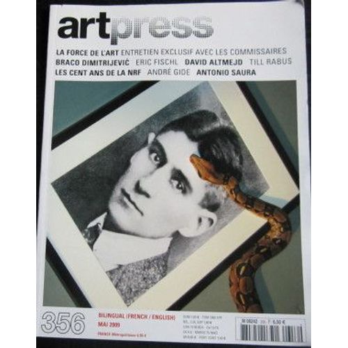 Art Press  N 356 : Braco Dimitrijevic / ric Fischl / David Altmejd / Till Rabus (dition Bilingue, Franais-Anglais)