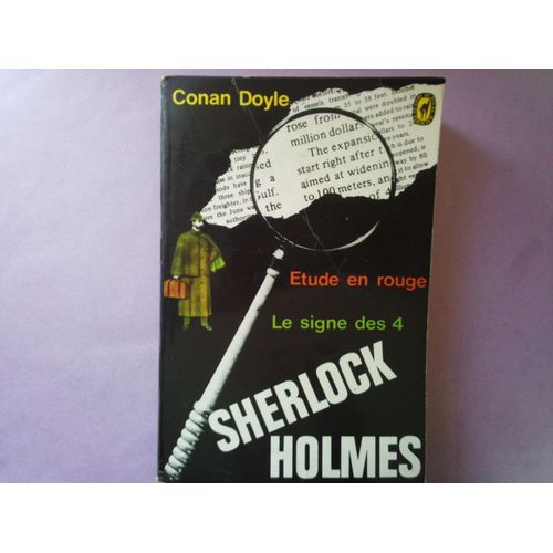 Sherlock Holmes. Etude En Rouge, Signe Des 4   de Arthur Conan Doyle  Format Poche 