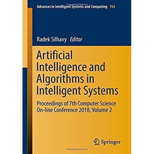 Artificial Intelligence And Algorithms In Intelligent Systems    Format Broch 