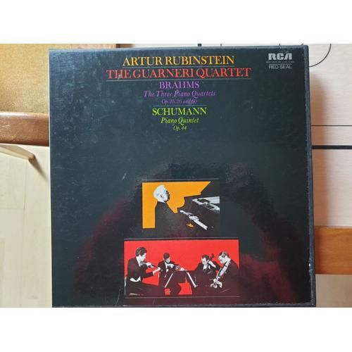 Artur Rubinstein - The Guarneri Quartet -Coffret De 3 Disques 33t - Brahms Et Schumann - 