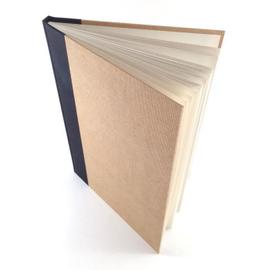 blanc cassé 96 pages papier cartouche 100% recyclé A5 paysage couverture en fibres de bois Artway Enviro 170 g/m² Carnet à dessin à reliure rigide 