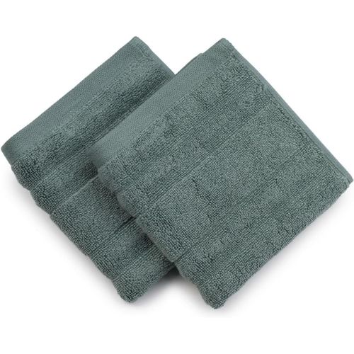 Asas-2er Set Frottier Mailand,Co/Cv(Bamboo),70%/30%,Seiftuch,30x30cm,Grn
